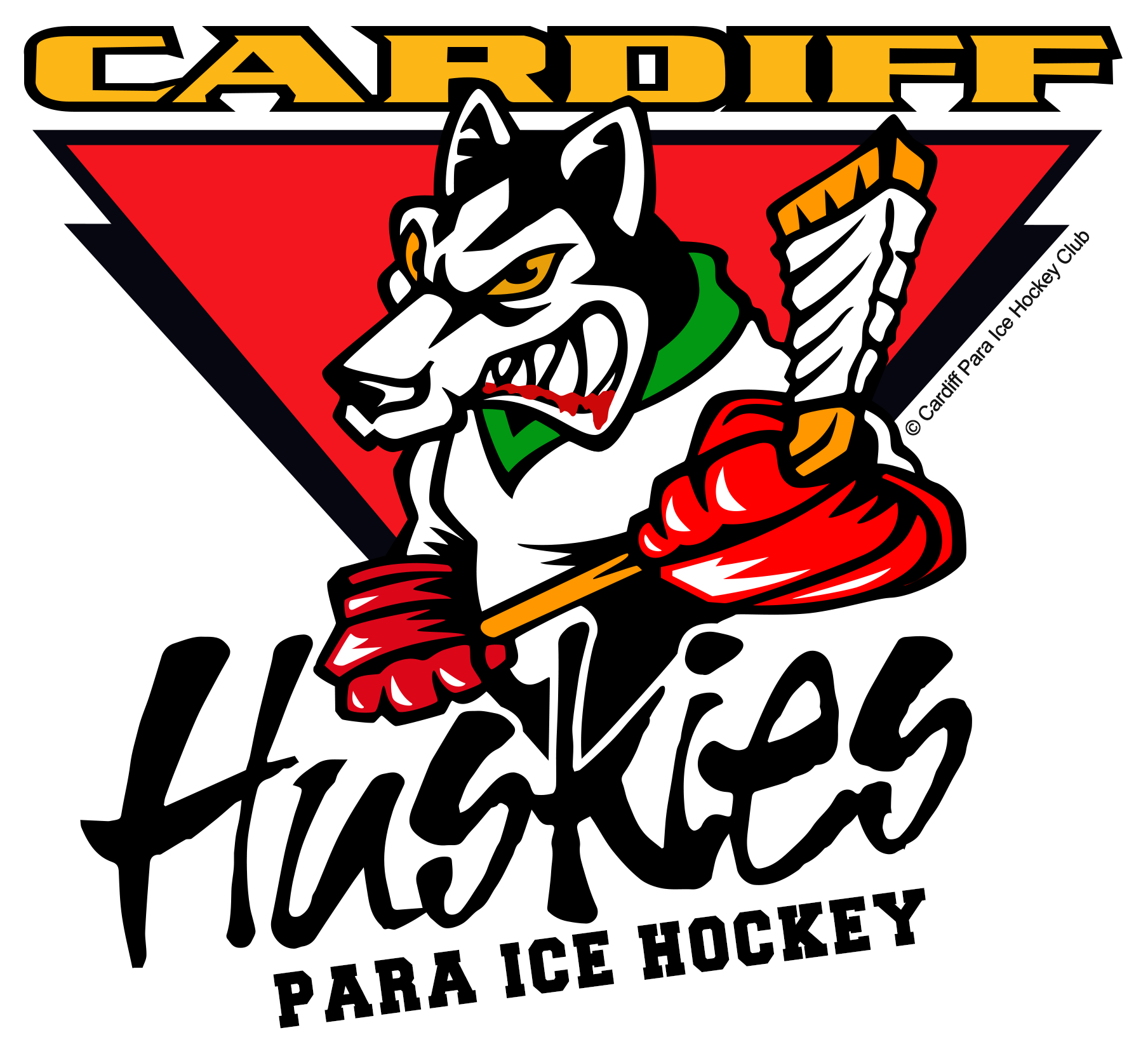 Cardiff Huskies Para Ice Hockey Club Logo